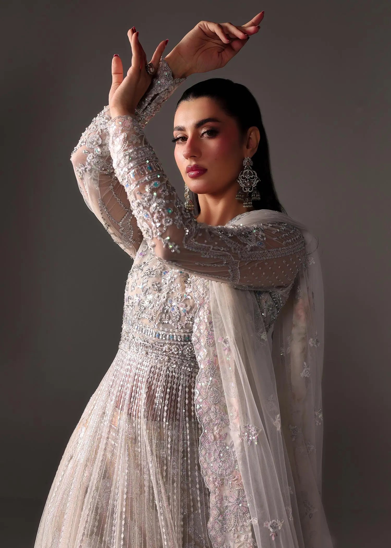 Elane White Formal Pishwas | Luxury Pakistani Formals Wear USA – Reema ...