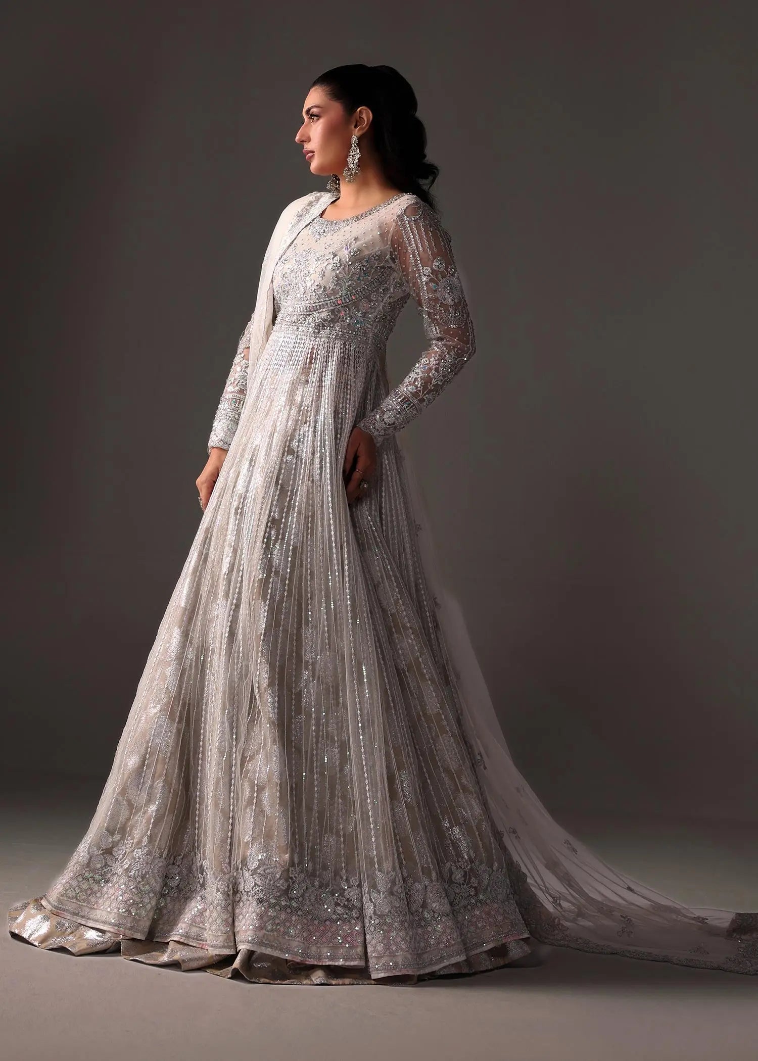 Elane White Formal Pishwas | Luxury Pakistani Formals Wear USA – Reema ...